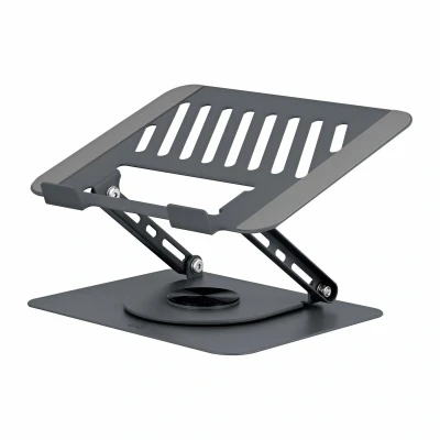 Afbeelding van T&#039;nB iClick Notebookstandaard 360 rotating, metal tot 15&quot; aluminium