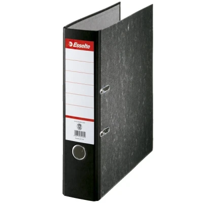 Image de Esselte 46997 classeur en carton A4 75 mm noir marbré