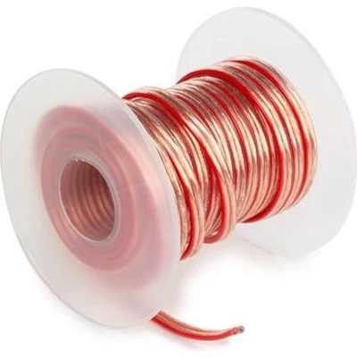 Afbeelding van Luidsprekerkabel op rol HQ Power 20 meter (1.5 mm², Transparant)