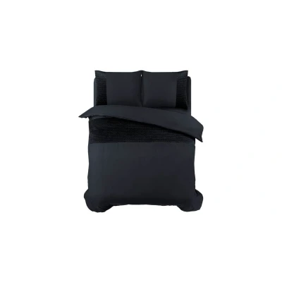 Afbeelding van Dekbedovertrek Lits Jumeaux 240x200 Sleeptime Microvezel Zwart