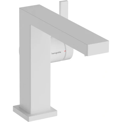 Afbeelding van hansgrohe Tecturis E ééngreeps wastafelkraan 110 Fine CoolStart zonder waste mat wit