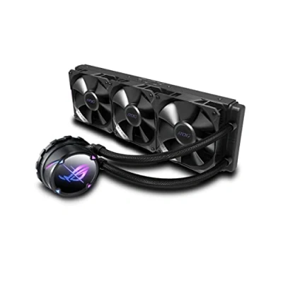 Image de ASUS ROG STRIX LC II 360 Système de refroidissement liquide processeur Taille radiateur : mm (pour LGA1150, LGA1151, LGA1155, LGA1156, LGA1200, LGA1700, LGA2011, LGA2011 3, LGA2066, AM4, TR4, LGA1152) 120