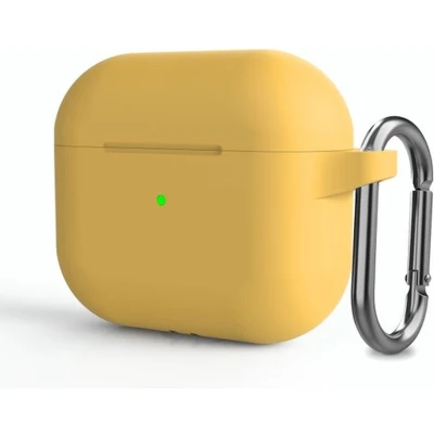 Afbeelding van AirPods 3 hoesje TPU Slim fit series Geel bescherming voor uw Optimale jouw