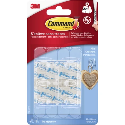 Afbeelding van Bevestigingsstrip Command 6 mini haken