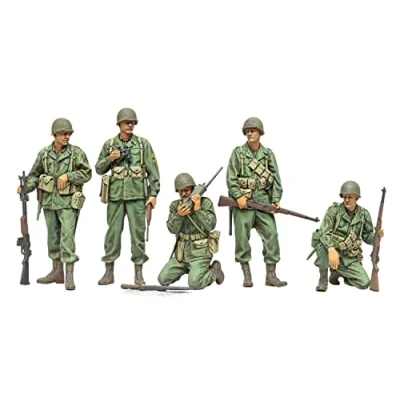 Afbeelding van 1:35 Tamiya 35379 US Infantry Scout Set 5 Figures Plastic Modelbouwpakket