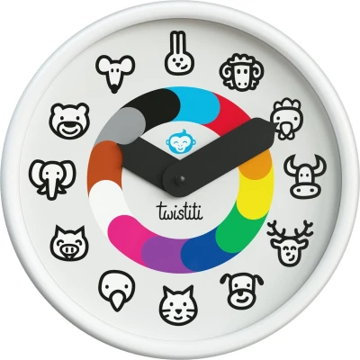 Afbeelding van Twistiti Wandklok &quot;Dieren&quot;