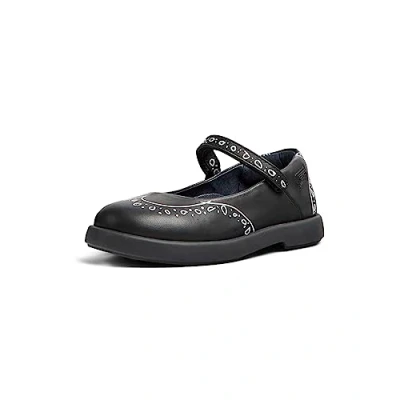Afbeelding van Camper Ballerina&#039;s met enkelbandjes voor kinderen, Maat: 35, Black Leer