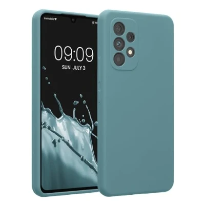 Afbeelding van kwmobile Housse compatible avec Samsung Galaxy A53 5G coque de téléphone protection souple en TPU silicone arctic night