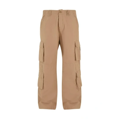 Afbeelding van Urban Classics Double Cargobroek, Heren, Maat: 32, Unionbeige