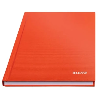 Afbeelding van Leitz Notitieboek Solid A5 gelinieerd, lichtrood