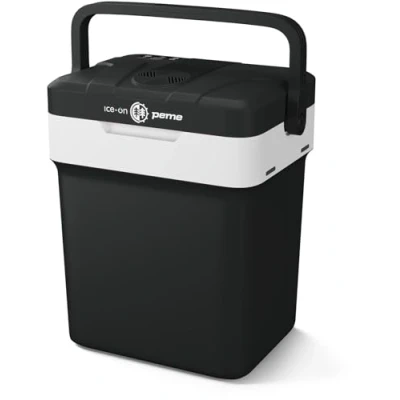 Afbeelding van PEME Essential Elektrische Koelbox, 25,7 liter, 12V, 220/230 Volt AC/DC, Aansluiting voor Auto en Camping, thermo elektrisch Frigobox grafiet