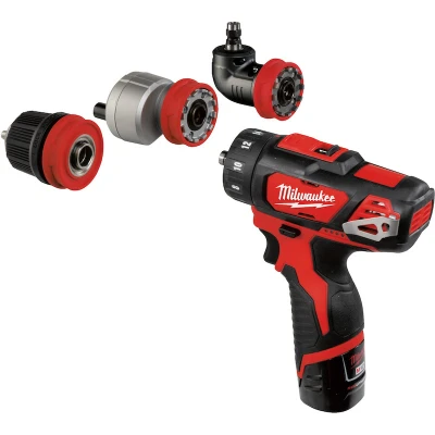 Afbeelding van Milwaukee, Boormachine + slagboor, M12 BDDXKIT 202C (Oplaadbare batterij)