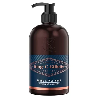 Afbeelding van Gillette King C. Baard &amp; Gezicht Waslotion (6 x 350ml)