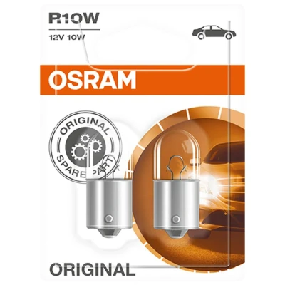 Afbeelding van Osram R10W Gloeilamp 12V BA15s Original Line 2 Stuks