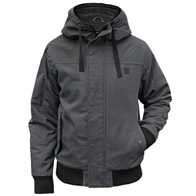 Afbeelding van Brandit Winterjas Grizzly met voering capuchon parka, antraciet, L