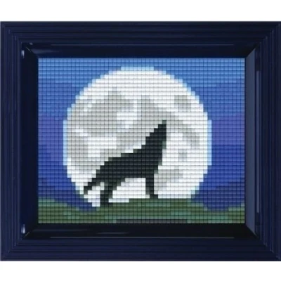 Afbeelding van Pixelhobby geschenkset Wolf 31213