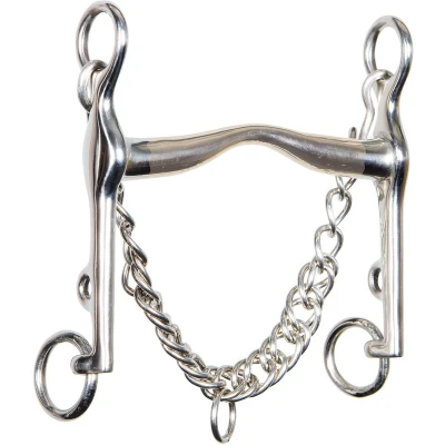 Afbeelding van Harrys Horse Optimum GB dressuurstang zilver maat:13,5