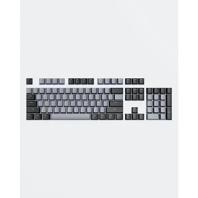 Afbeelding van Dark Project KS 46 PBT Keycaps Zwart/Grijs ENG/RU/UA