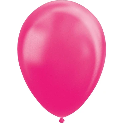 Afbeelding van Hot pink ballonnen metallic 10 stuks