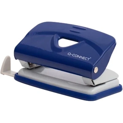 Afbeelding van Q CONNECT Light Duty perforator, metaal, 10 blad, blauw