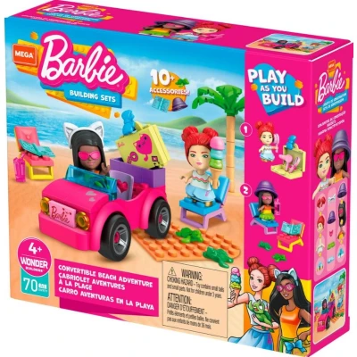Afbeelding van Fisher Price Mega Construx Barbie Convertible Beach Adventure