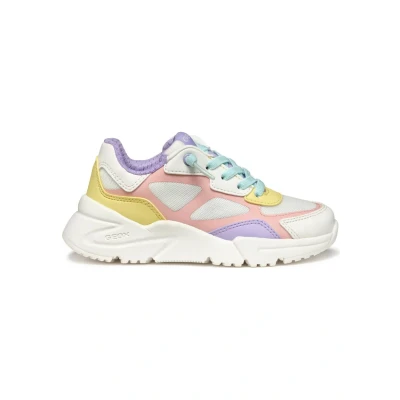Afbeelding van Geox Babyschoenen voor kinderen, Maat: 36, White multicolor Kunststof/ textiel