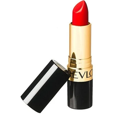 Image de REVLON Rouge à lèvres Super Lustrous, Formule crémeuse pour des douces et pulpeuses, Sensation d&#039;hydratation, 720 Fire and Ice, 4,2g
