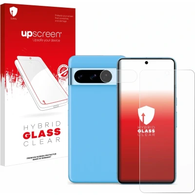 Afbeelding van upscreen Screenprotector voor Google Pixel 8 Pro (Voor+Camera) Folie Beschermfolie Beschermglas transparant