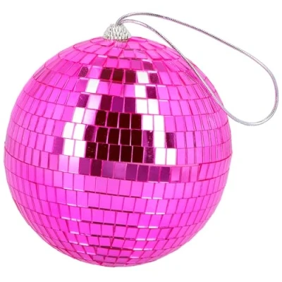 Afbeelding van Boland Disco bal Roze (15 cm)