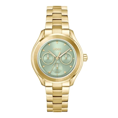 Afbeelding van HUGO BOSS dames Lida horloge HB1502745 in de kleur Goud