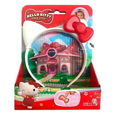 Afbeelding van Simba Hello Kitty 109280148 haarband met licht en geluid, 16 cm, vanaf 3 jaar