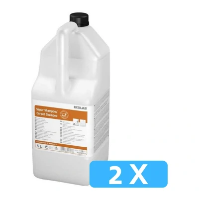 Afbeelding van Ecolab Sapur Carpet Shampoo Tapijtreiniger 2 x 5 liter