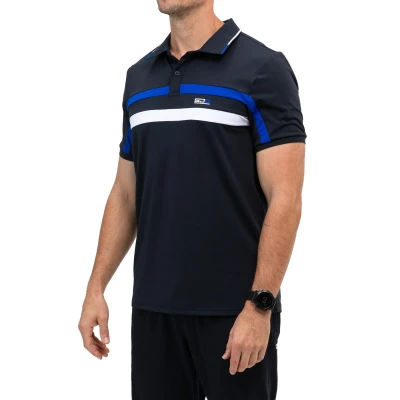Afbeelding van Sjeng Sports Ceder Tennispolo Heren Dark Blue S Tennisshirt