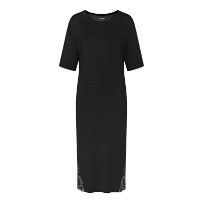 Afbeelding van Triumph Nachtjapon, Dames, Maat: 36, Black