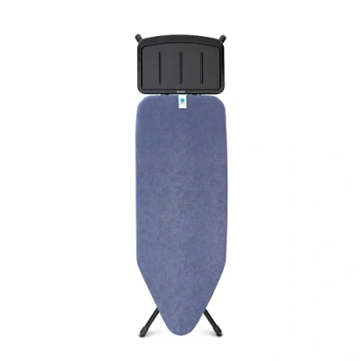 Afbeelding van Brabantia Strijkplank C met Stoomunithouder 124 x 45 cm Denim Blue