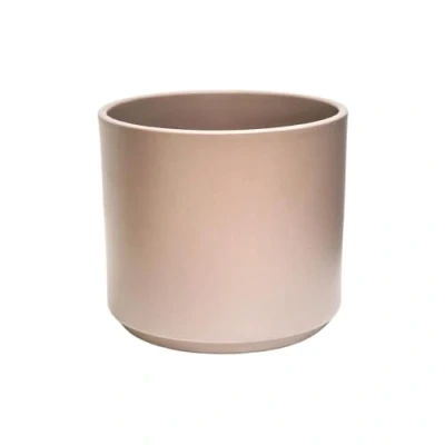 Afbeelding van Ivyline Keramische bloempot taupe 19,5 x 22 cm