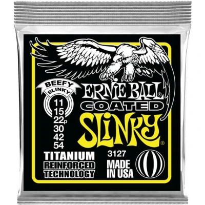 Image de Ernie Ball Slinky Titanium Reinforced 3127 Jeu de Cordes 11 54