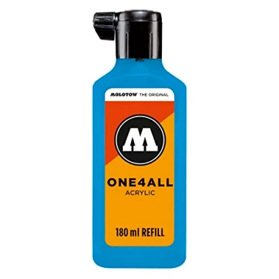 Afbeelding van Molotow ONE4ALL™ 180ml Blauwe navul Inkt op acrylbasis