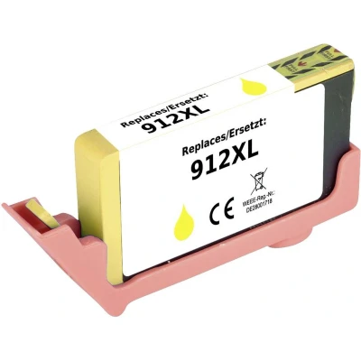 Afbeelding van Renkforce Inktcartridge vervangt HP 912XL, 3YL83AE Compatibel Geel RF 5705452