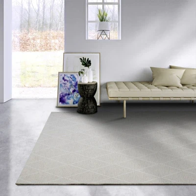 Afbeelding van Wollen vloerkleed Maria Crème 160x230cm Creme 123vloerkleed.nl is de online webshop voor vloerkleden en woonaccessoires.