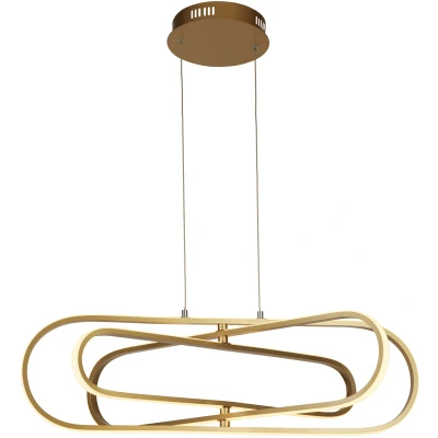 Afbeelding van Search Light Clip Hanglamp Messing 61775GO