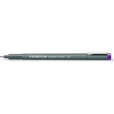 Afbeelding van STAEDTLER Pigment Liner 308 doos met 10 viltstiften, 0,5 mm, paars