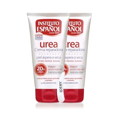 Afbeelding van Instituto Español Urée Handcrème, regenererende lichaamscrème, hydraterende dagelijkse crème voor droge, gebarsten huid, natuurlijk, rustgevend, multifunctioneel met hoog ureumgehalte, 300 ml