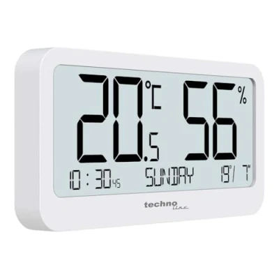 Afbeelding van Technoline thermometer WS 9455 107x55x13mm wit TL WS9455