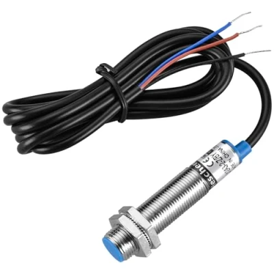 Afbeelding van Heschen Inductieve nabijheidssensor M12 Schildtype LJ12A3 2 Z/BY mm 10 30 V DC 200 mA PNP normaal open (NO) 3 draden