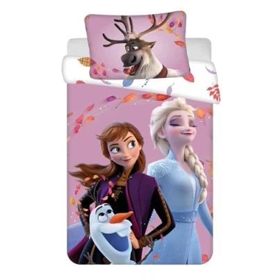 Afbeelding van Disney Frozen BABY Dekbedovertrek, Friendship 135 x 100 + 40 60 cm Katoen
