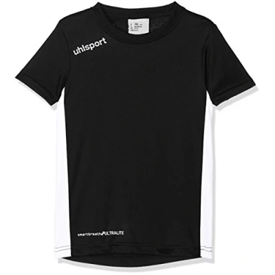 Afbeelding van Uhlsport Essential Shirt Korte Mouw Kinderen Zwart / Wit Maat: 116