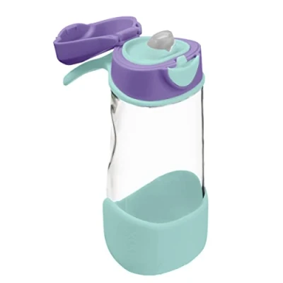 Afbeelding van b.box Sportdrinkfles en Waterfles Eenvoudig Vast te Houden Fles met Lekvrij Deksel Cool Modern Kindvriendelijk Ontwerp, Kantel Neem een Slokje 450 ml