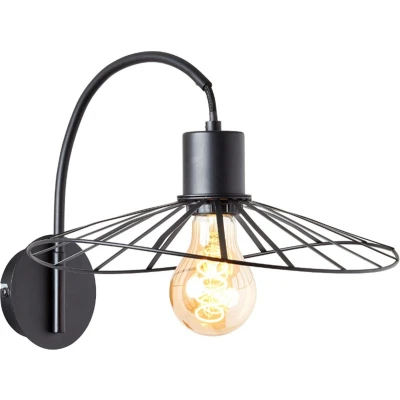 Afbeelding van Brilliant Leika Wandlamp Zwart