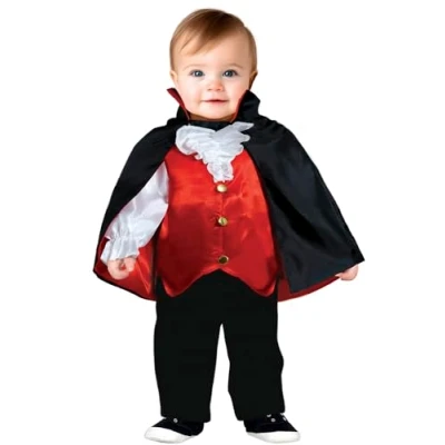 Afbeelding van FIESTAS GUIRCA Vampierkostuum met cape voor baby&#039;s van 12 tot 18 maanden